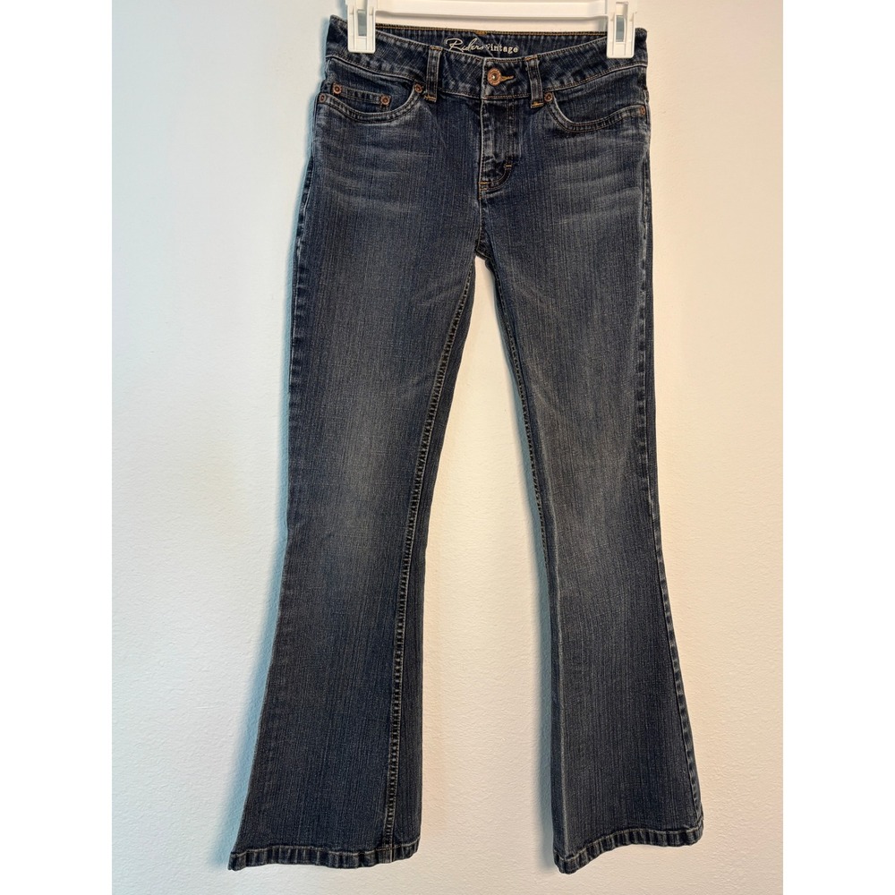Riders Vintage Dark Wash Bootcut Jeans Size 12R Mid Rise‎ Flare Denim MGSH37663